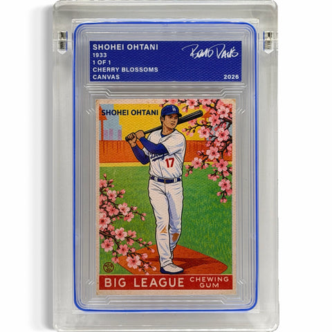 Shohei Ohtani 1933 1/1 Fine Card Art