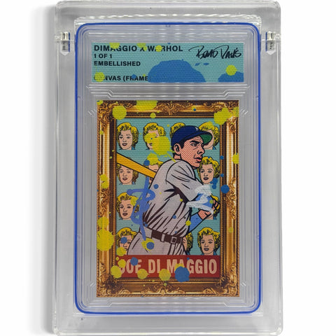 DiMaggio X Warhol 1/1 Fine Card Art