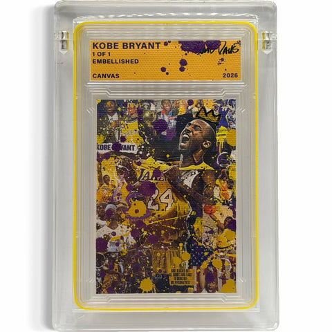 Kobe Bryant 1/1 Fine Card Art