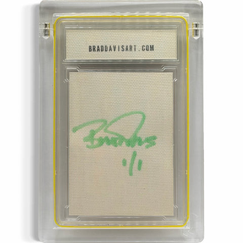Rickey Henderson 1/1 Fine Card Art