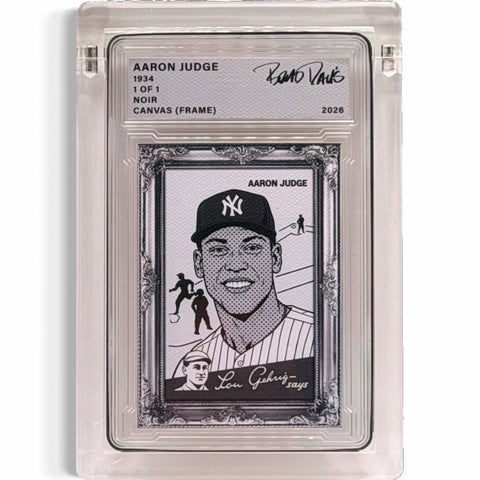 Aaron Judge 1934 1/1 Fine Card Art