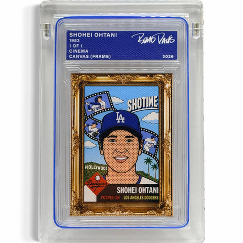 Shohei Ohtani 1953 1/1 Fine Card Art