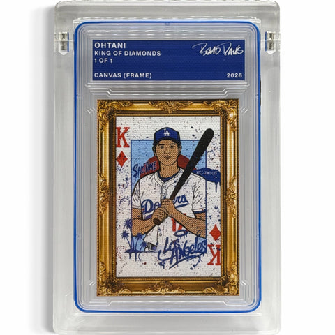 Ohtani King of Diamonds 1/1 Fine Card Art