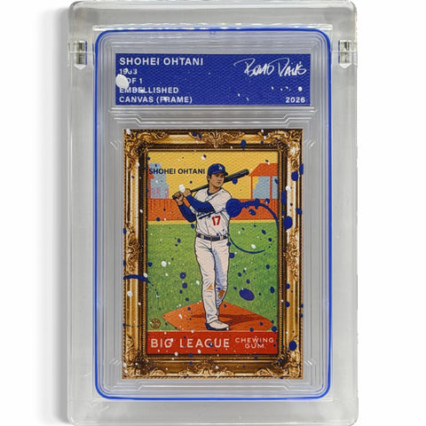 Shohei Ohtani 1933 1/1 Fine Card Art