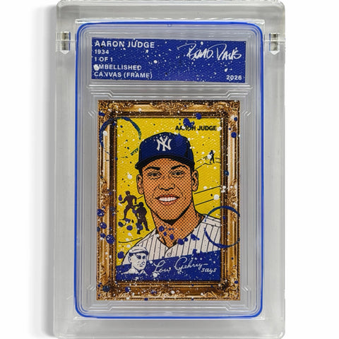 Aaron Judge 1934 1/1 Fine Card Art