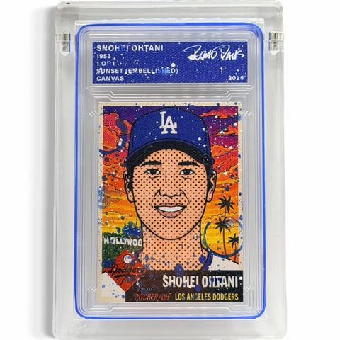 Shohei Ohtani 1953 1/1 Fine Card Art