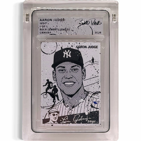 Aaron Judge 1934 1/1 Fine Card Art