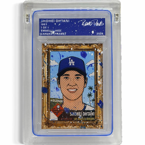 Shohei Ohtani 1953 1/1 Fine Card Art