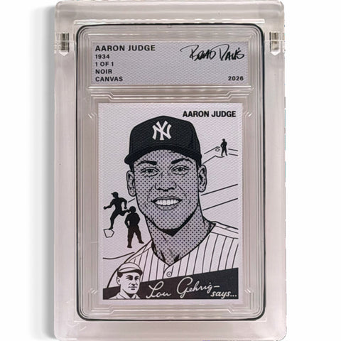 Aaron Judge 1934 1/1 Fine Card Art
