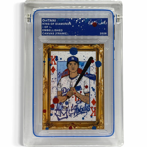 Ohtani King of Diamonds 1/1 Fine Card Art