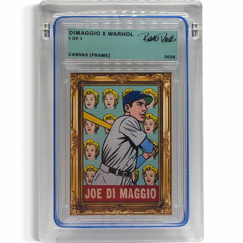 DiMaggio X Warhol 1/1 Fine Card Art