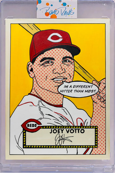 Joe Votto 1952 “Throwbacks” Card Art