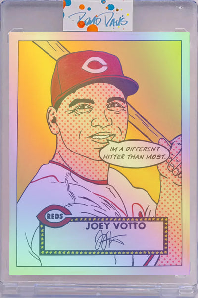 Joe Votto 1952 “Throwbacks” Card Art Foil /5