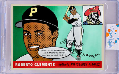 Roberto Clemente 1955 “Holy Grails” Series Card Art /10