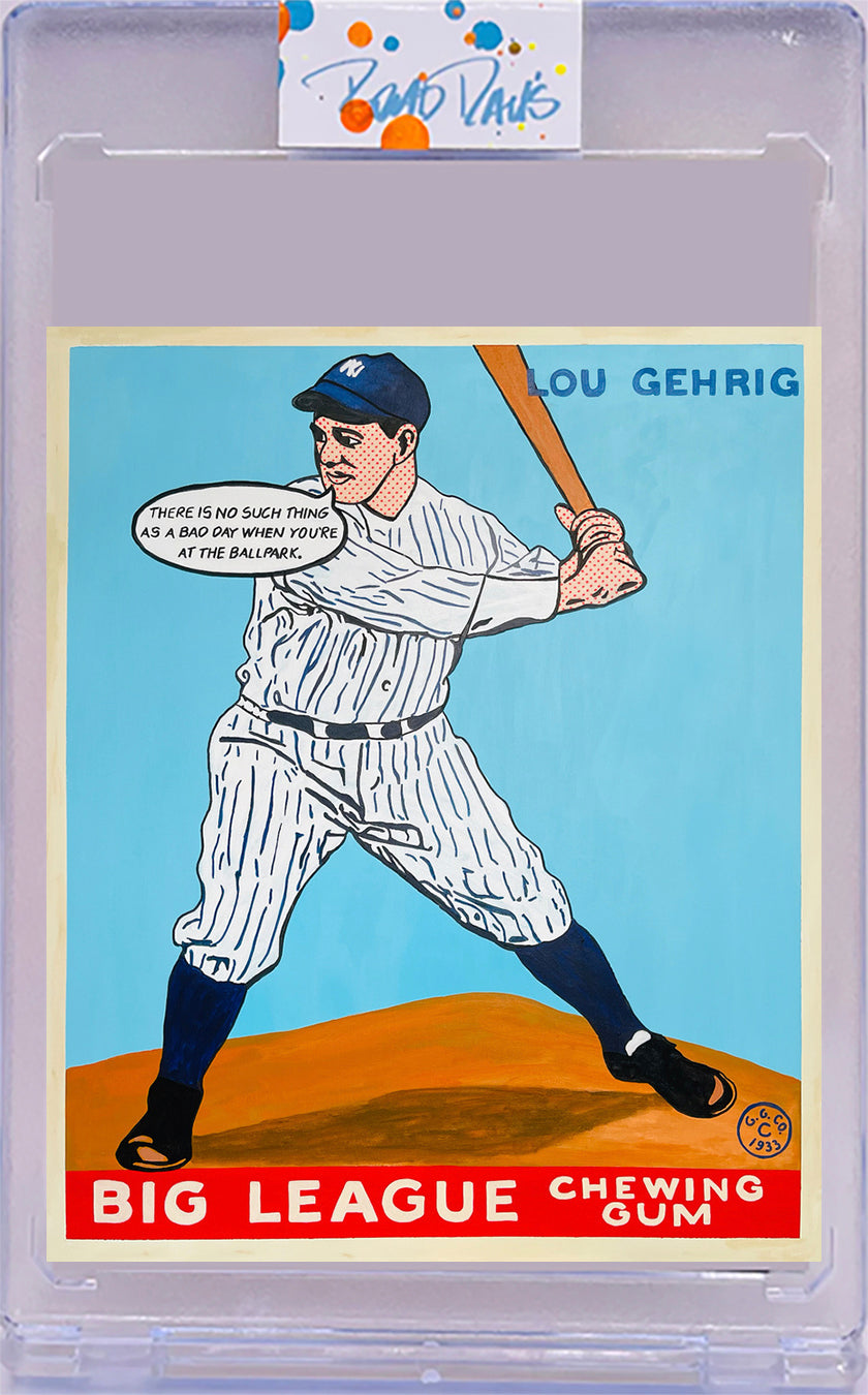 Lou Gehrig 1933 “Holy Grails” Series Card Art /10