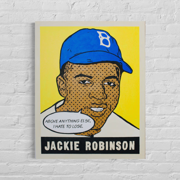 Jackie Robinson 1948,  2023. Original 1/1 Art on 24x30x1.5in Canvas