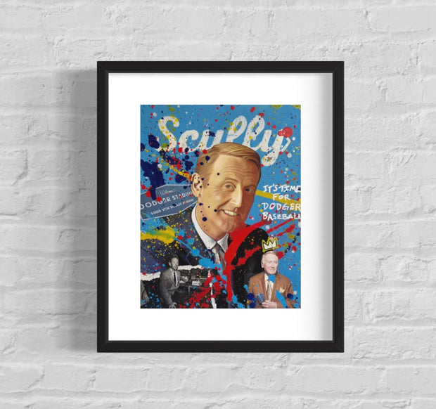 Vin Scully Giclee Print