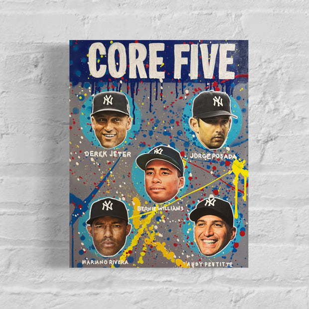 Core Five 11x14 Gallery Wrapped Canvas Print