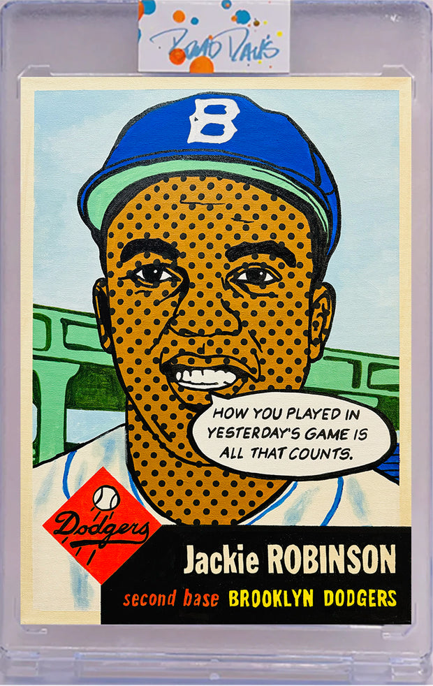 Jackie Robinson 1953 "Talking Cards" Card Art