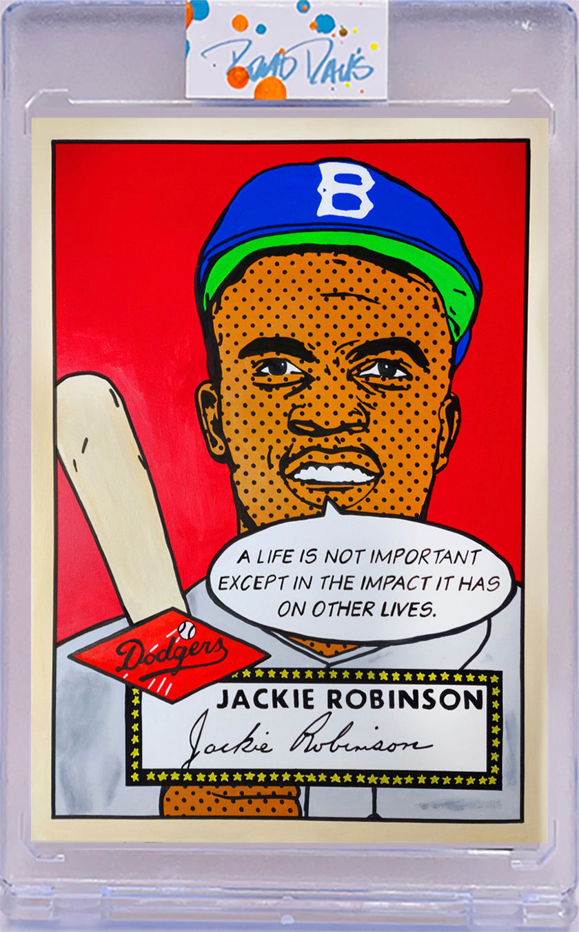 Jackie Robinson 1955 “Holy Grails” Series Card Art /10