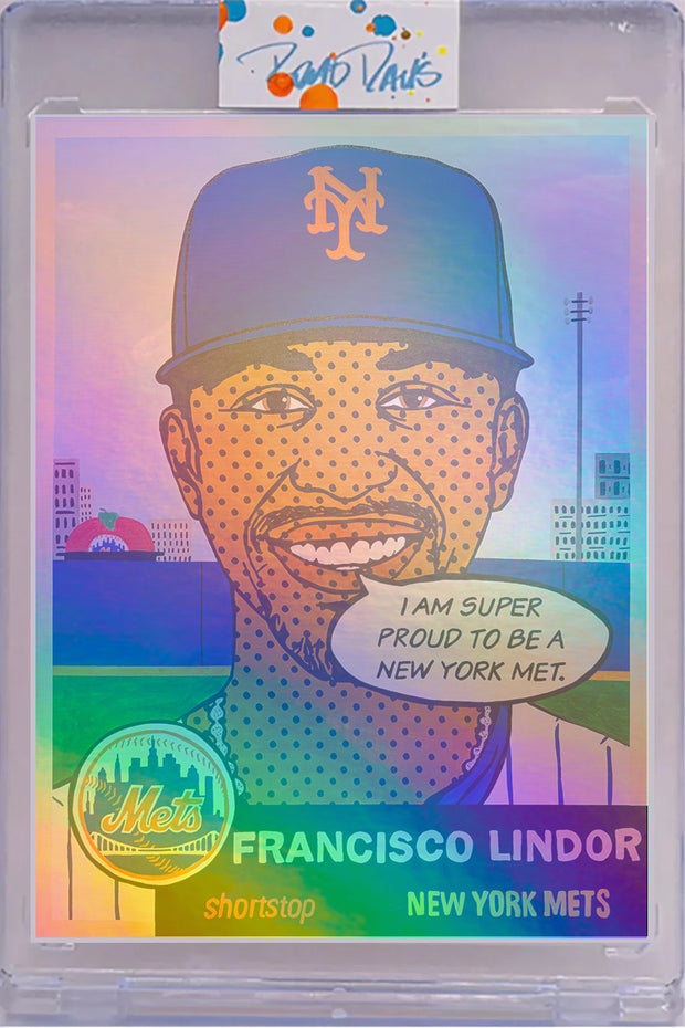 Francisco Lindor 1953 “Throwbacks” Card Art Foil /5