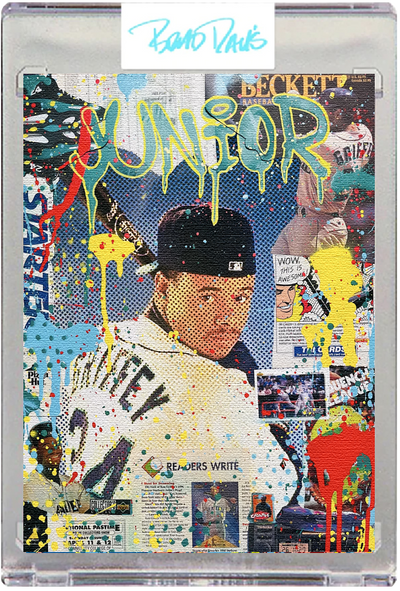 Ken Griffey Jr. Canvas Card