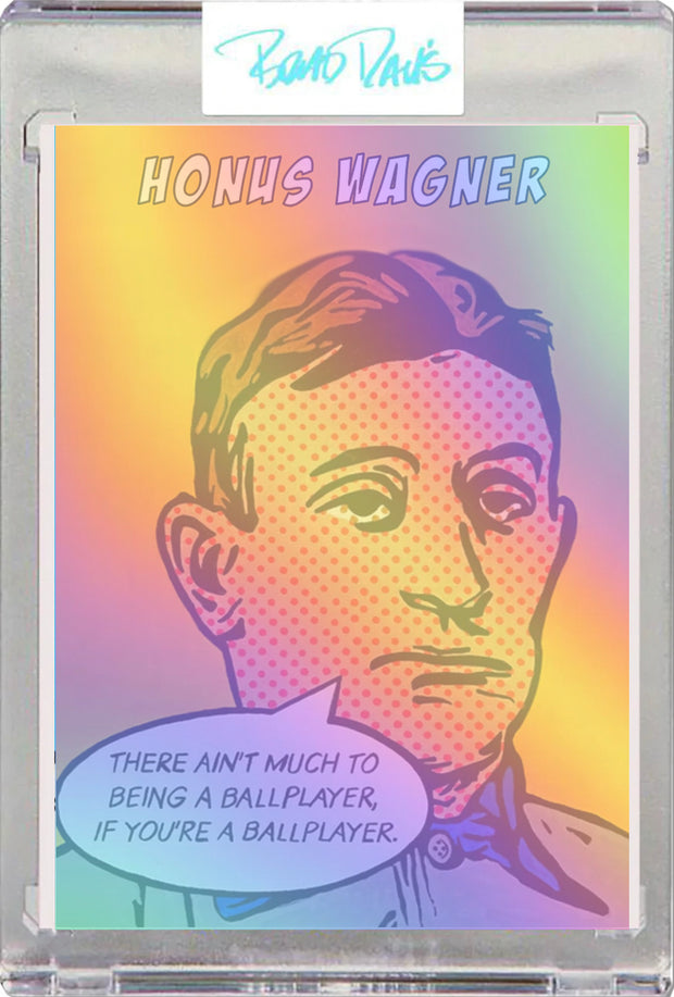 Honus Wagner Comic Card