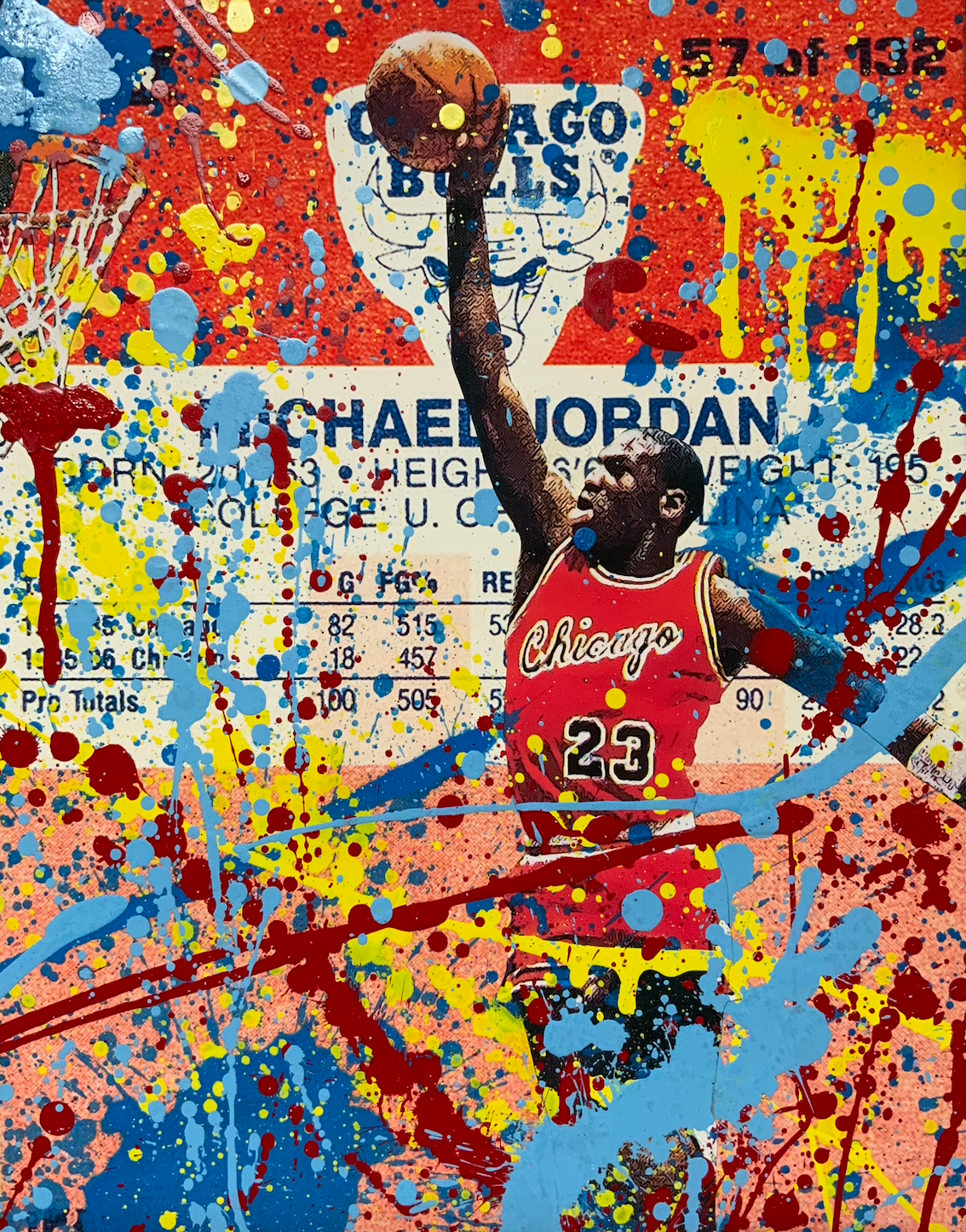 Michael Jordan Rookie Giclee Print