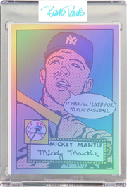 Mickey Mantle "If Cards Could Talk"
