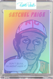 Satchel Paige Comic Card