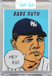 Babe Ruth Comic Card
