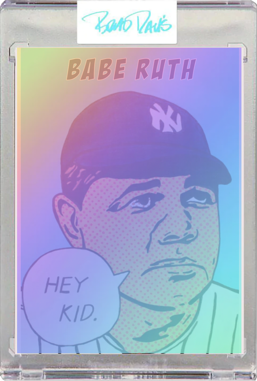 Babe Ruth Comic Card