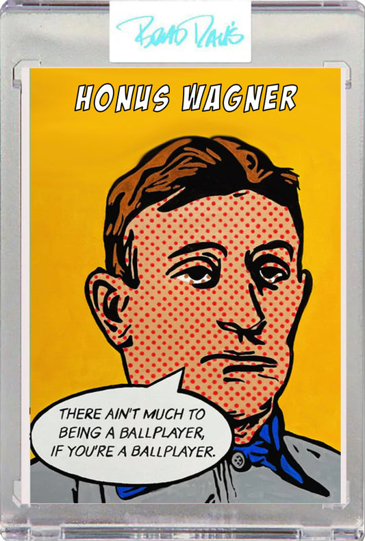 Honus Wagner Comic Card