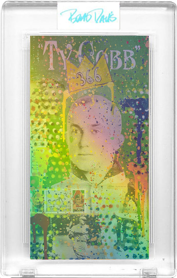 Ty Cobb Card Art