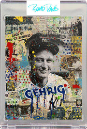 Lou Gehrig Card Art