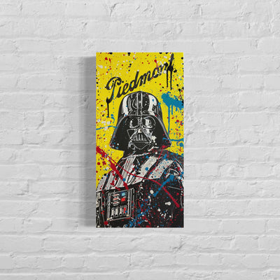 Darth Vader T206, 2022. Original 1/1 Mixed Media on 12x24x1.5in Canvas