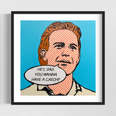 Hey, Dad. You Wanna Have a Catch?, 2023 Giclee Print