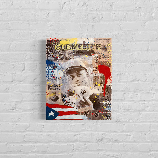 Roberto Clemente 1/1 Canvas Print