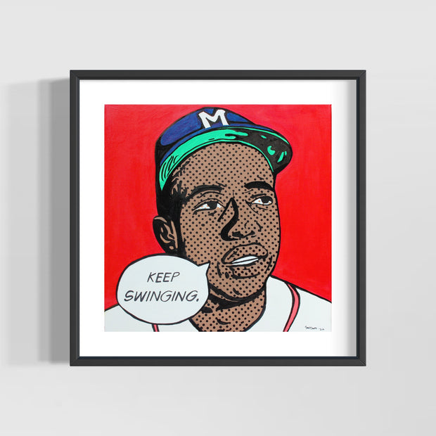 Hank Aaron Portraits Series, 2022 Giclee Print