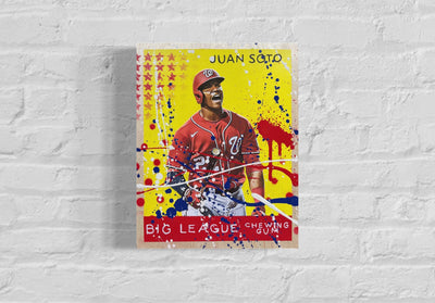 Juan Soto Goudey, 2022. 1/1 Original Mixed Media on 11X14 Wood Panel