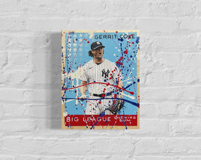 Gerrit Cole Goudey, 2022. 1/1 Original Mixed Media on 11X14 Wood Panel