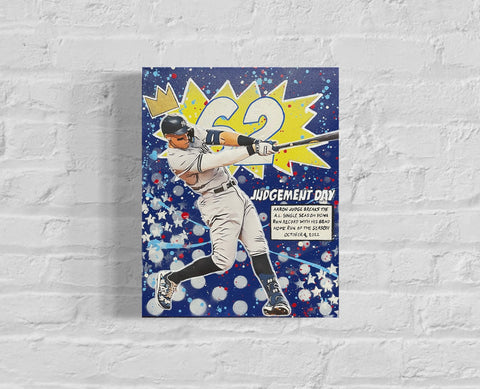 Aaron Judge 62, 2022. Original 1/1 Art on 11x14x1.5in canvas.