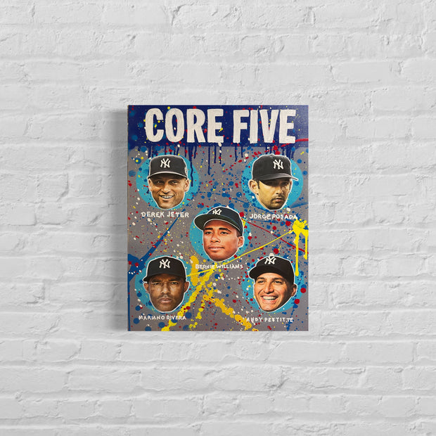 Core Five 1/1 16x20 Canvas Print