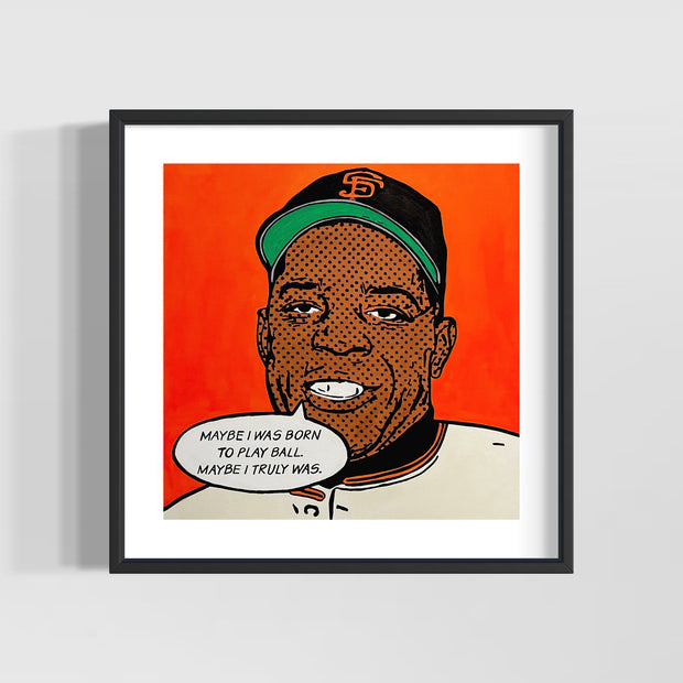 Willie Mays Portraits Series, 2022 Giclee Print