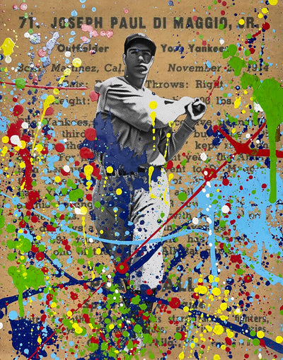 Joe DiMaggio Play Ball Giclee Print